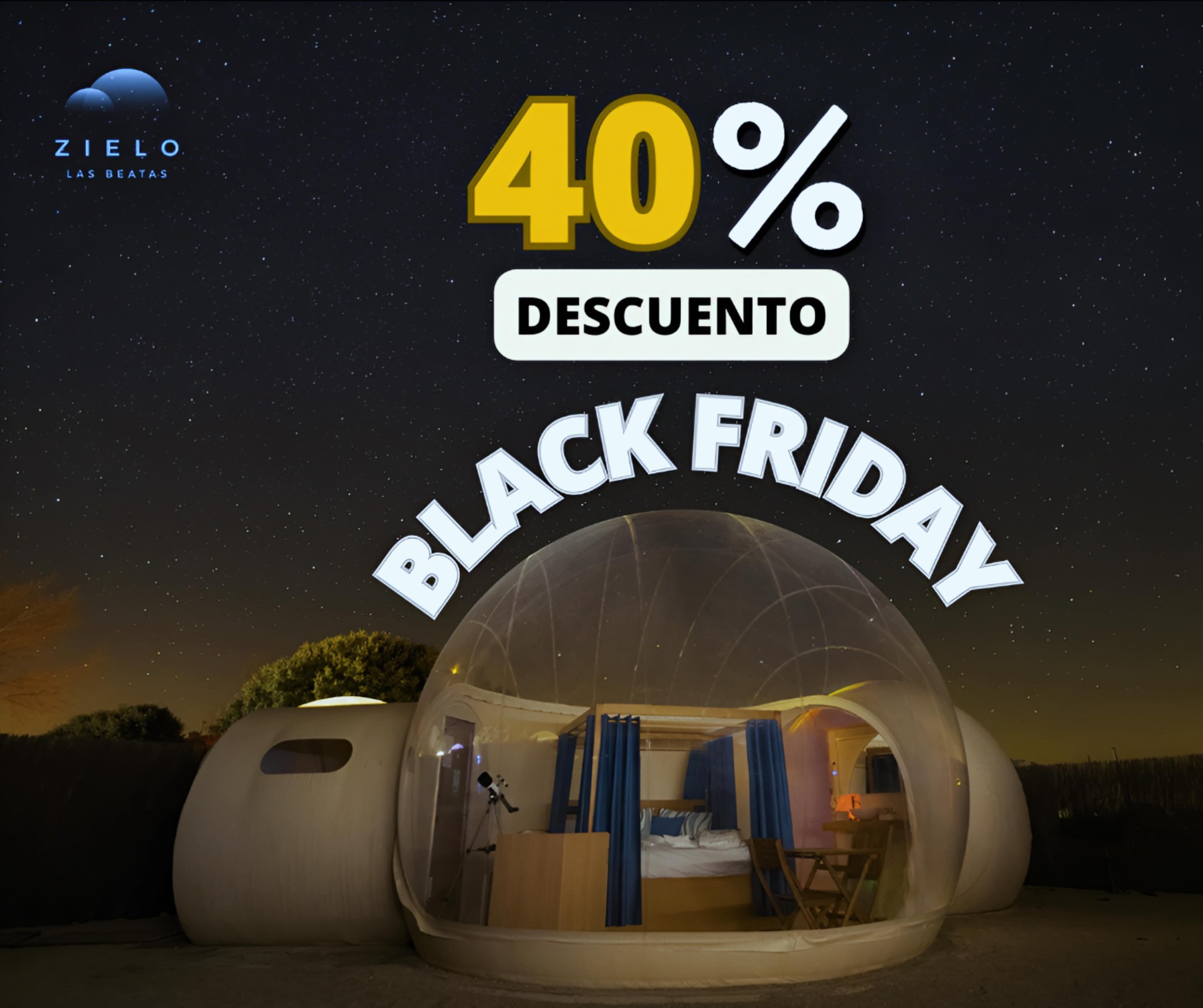 Black Friday 2025: vive una noche estelar con descuentos únicos en Zielo Las Beatas